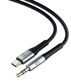 Մալուխ  3mk AUX Cable USB - C- Jack 3.5mm